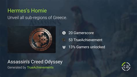 Hermes's Homie achievement in AC Odyssey.